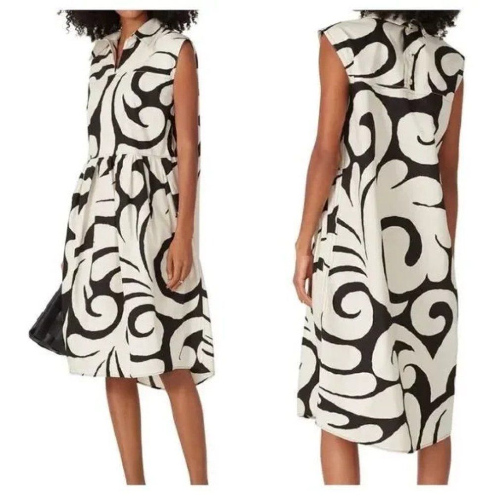 MARNI Abstract Print Shift Dress Size 42 US Size 6